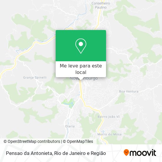 Pensao da Antonieta mapa