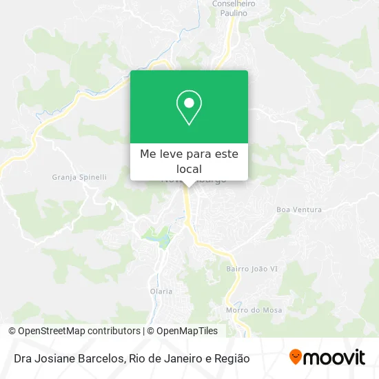 Dra Josiane Barcelos mapa