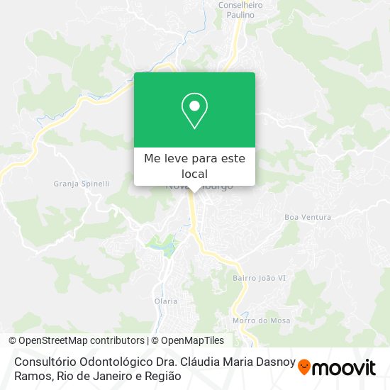 Consultório Odontológico Dra. Cláudia Maria Dasnoy Ramos mapa