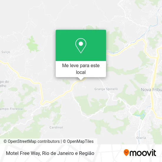 Motel Free Way mapa