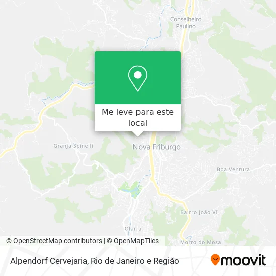 Alpendorf Cervejaria mapa