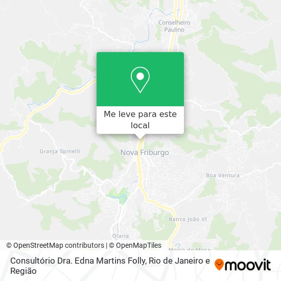 Consultório Dra. Edna Martins Folly mapa