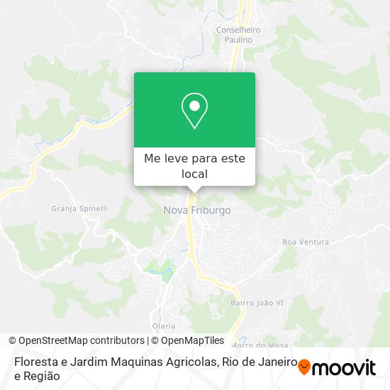 Floresta e Jardim Maquinas Agricolas mapa