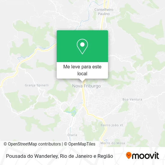 Pousada do Wanderley mapa