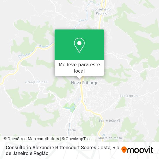 Consultório Alexandre Bittencourt Soares Costa mapa