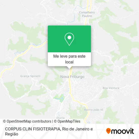 CORPUS CLIN FISIOTERAPIA mapa