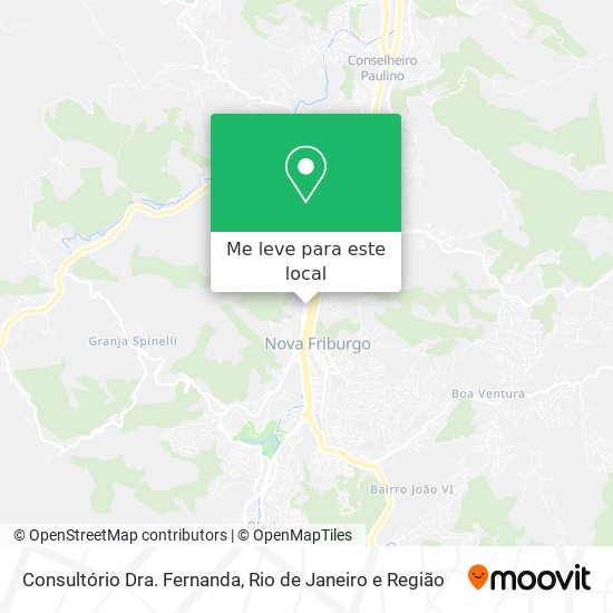 Consultório Dra. Fernanda mapa