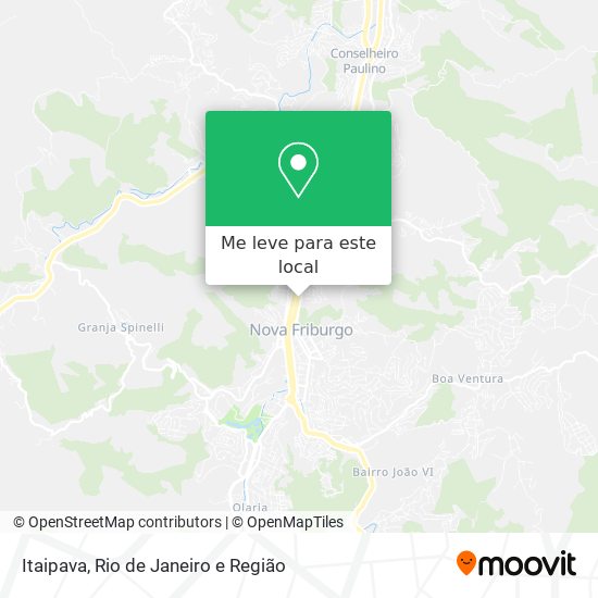 Itaipava mapa