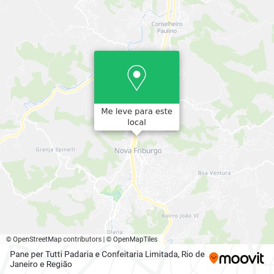 Pane per Tutti Padaria e Confeitaria Limitada mapa