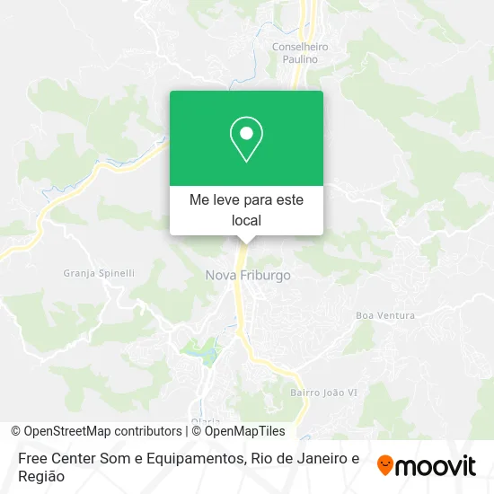 Free Center Som e Equipamentos mapa