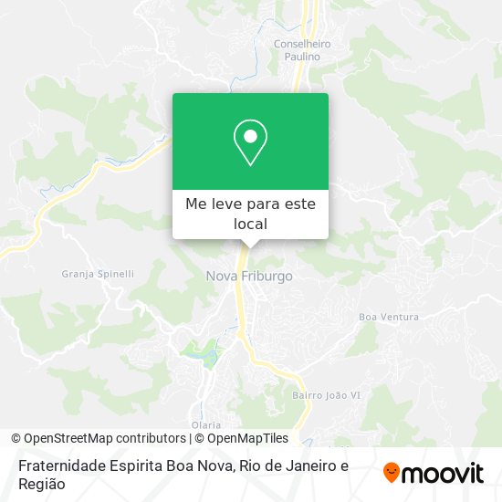 Fraternidade Espirita Boa Nova mapa