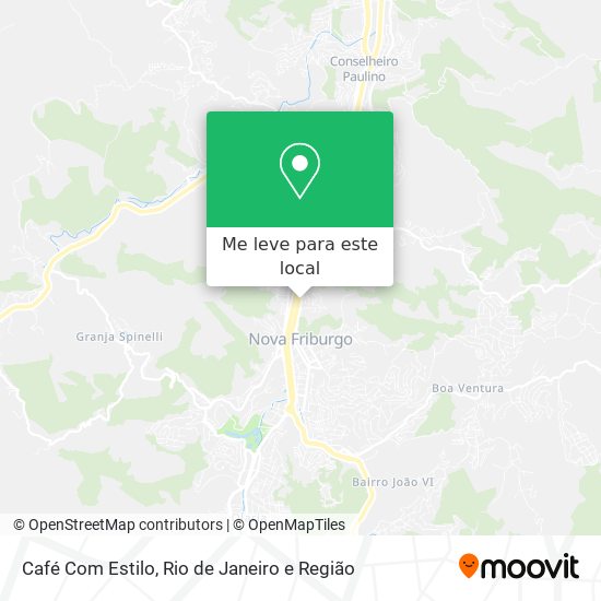 Café Com Estilo mapa