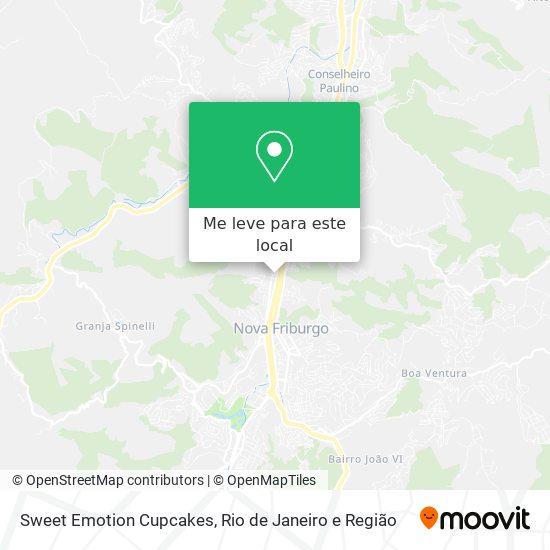 Sweet Emotion Cupcakes mapa