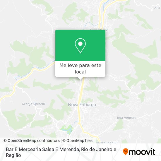 Bar E Mercearia Salsa E Merenda mapa