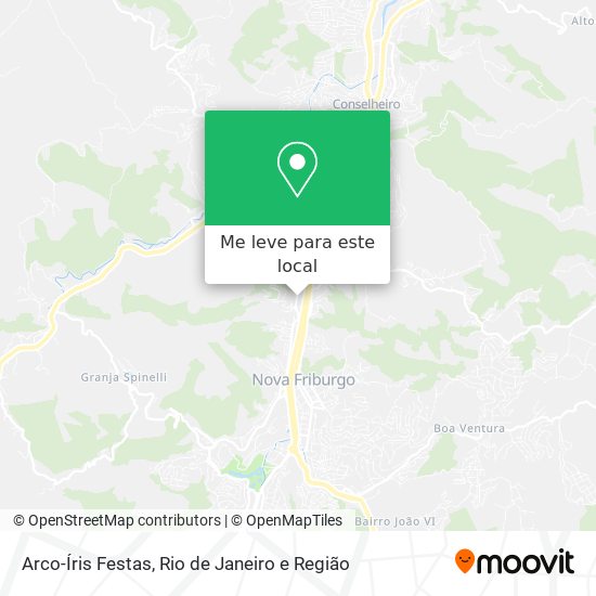 Arco-Íris Festas mapa