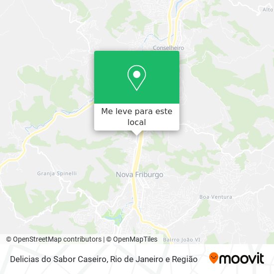 Delicias do Sabor Caseiro mapa