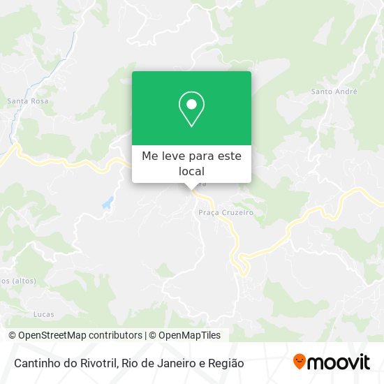 Cantinho do Rivotril mapa
