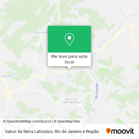 Sabor da Serra Laticínios mapa