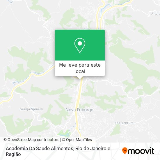 Academia Da Saude Alimentos mapa