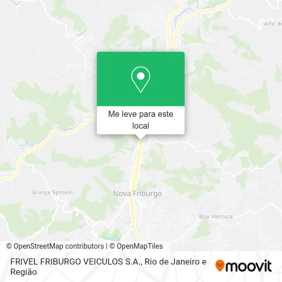 FRIVEL FRIBURGO VEICULOS S.A. mapa