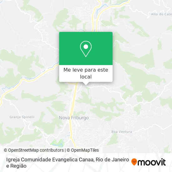 Igreja Comunidade Evangelica Canaa mapa