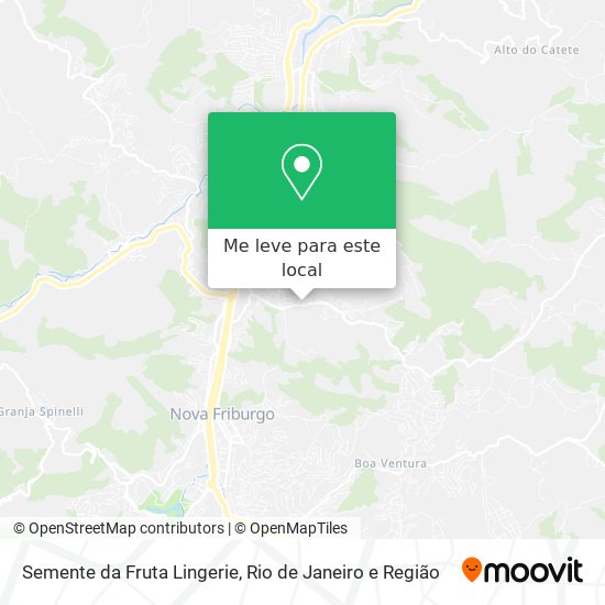 Semente da Fruta Lingerie mapa