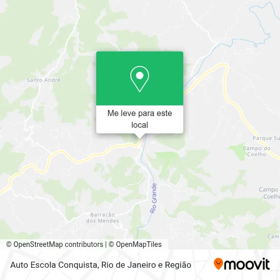 Auto Escola Conquista mapa
