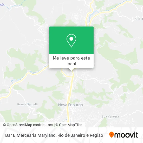 Bar E Mercearia Maryland mapa