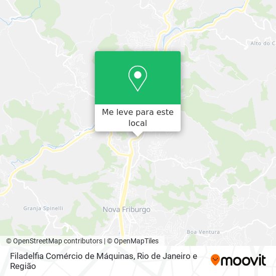 Filadelfia Comércio de Máquinas mapa