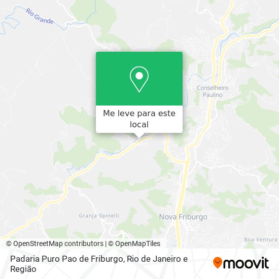 Padaria Puro Pao de Friburgo mapa