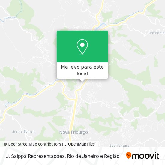 J. Saippa Representacoes mapa