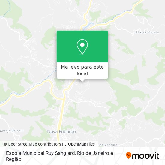 Escola Municipal Ruy Sanglard mapa
