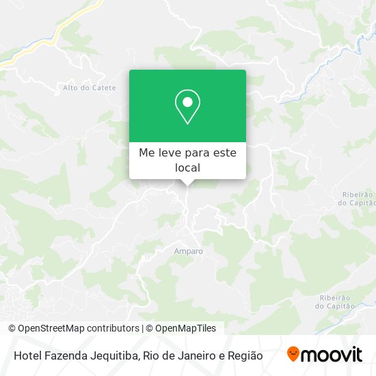Hotel Fazenda Jequitiba mapa