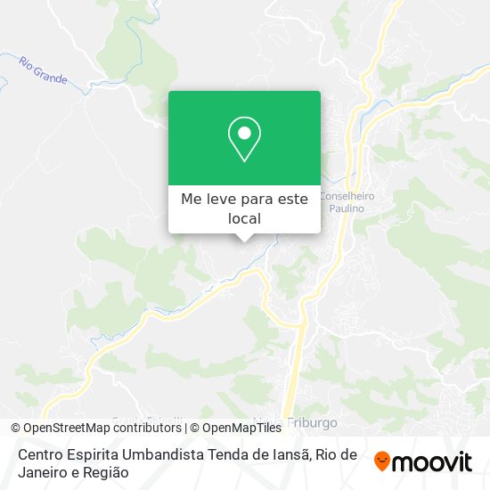 Centro Espirita Umbandista Tenda de Iansã mapa
