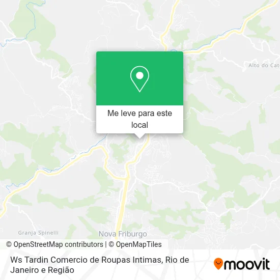 Ws Tardin Comercio de Roupas Intimas mapa