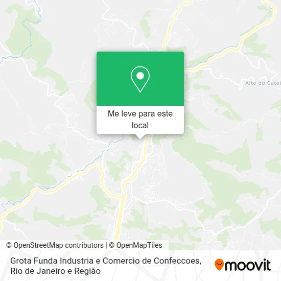 Grota Funda Industria e Comercio de Confeccoes mapa