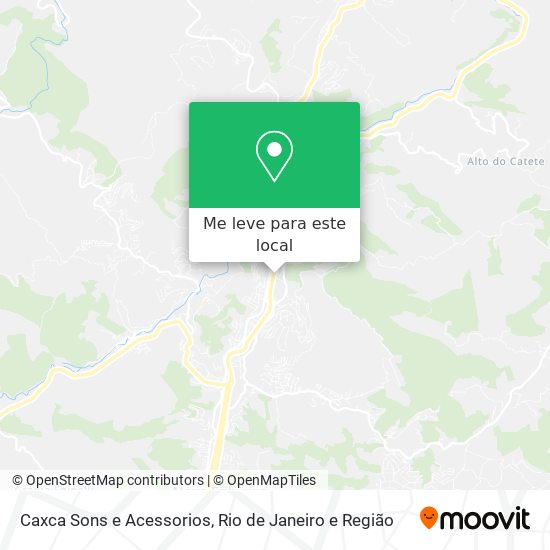 Caxca Sons e Acessorios mapa