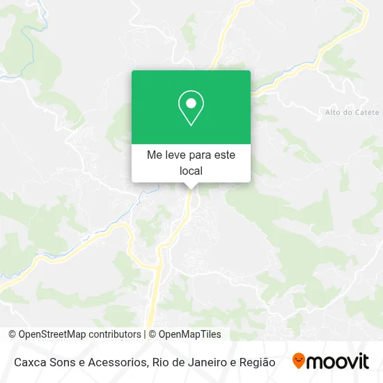 Caxca Sons e Acessorios mapa