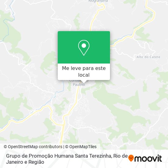 Grupo de Promoção Humana Santa Terezinha mapa