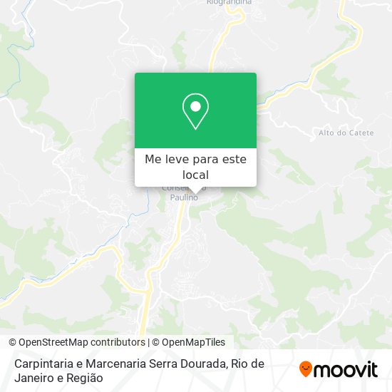 Carpintaria e Marcenaria Serra Dourada mapa