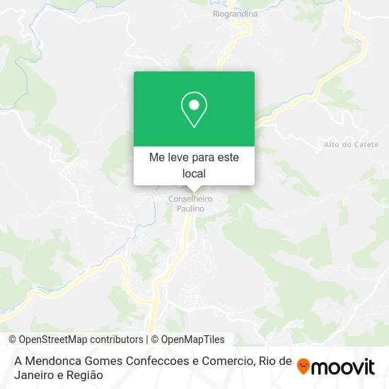 A Mendonca Gomes Confeccoes e Comercio mapa