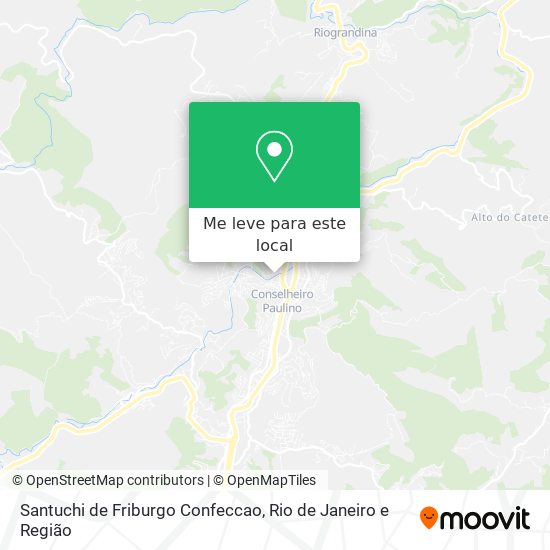 Santuchi de Friburgo Confeccao mapa