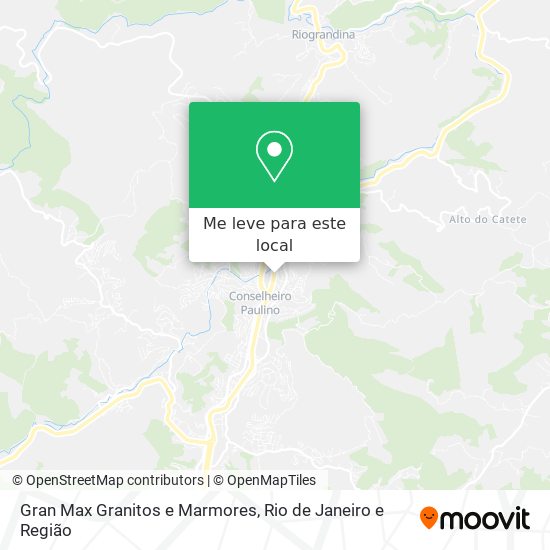 Gran Max Granitos e Marmores mapa