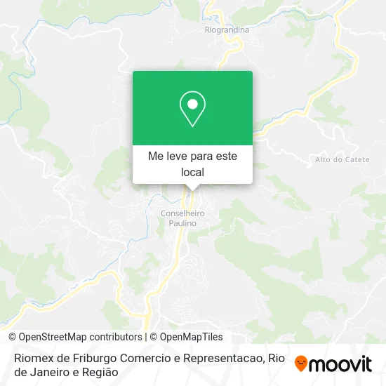 Riomex de Friburgo Comercio e Representacao mapa