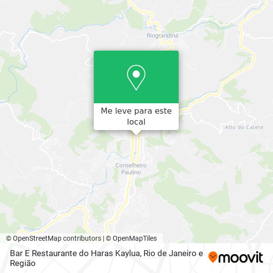 Bar E Restaurante do Haras Kaylua mapa