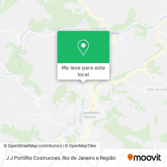 J J Portilho Costrucoes mapa