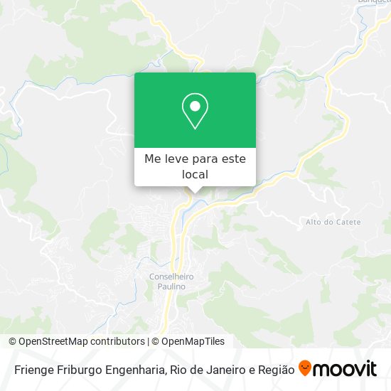 Frienge Friburgo Engenharia mapa