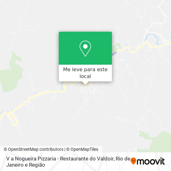 V a Nogueira Pizzaria - Restaurante do Valdoir mapa