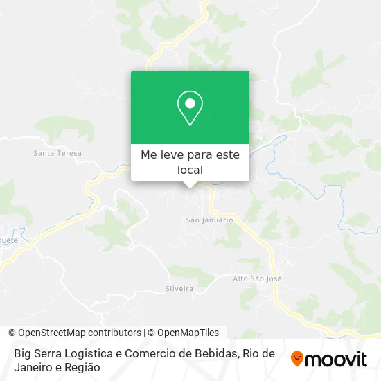Big Serra Logistica e Comercio de Bebidas mapa