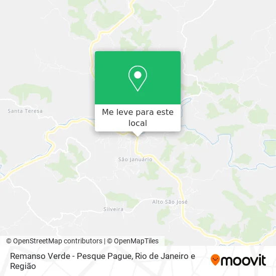 Remanso Verde - Pesque Pague mapa